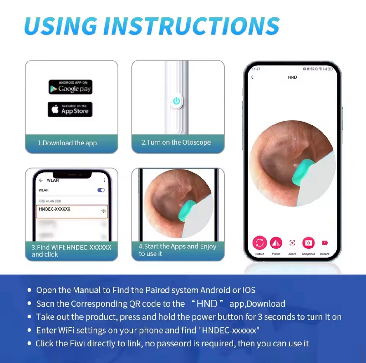 Smart Visual Ear Cleaner